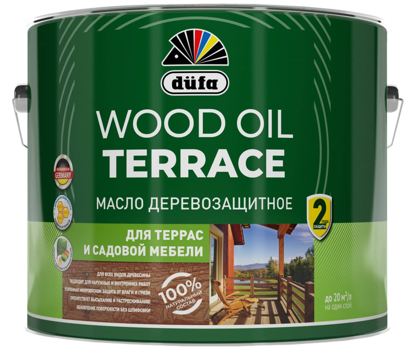 düfa WOOD OIL TERRACE масло деревозащитное для террас и садовой мебели