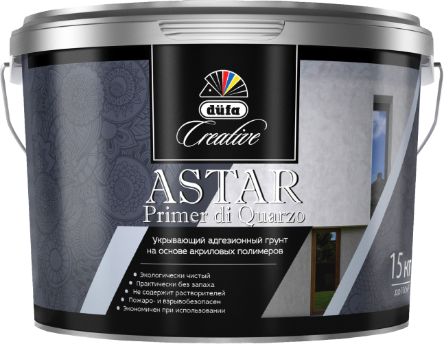 Грунт адгезионный ASTAR PRIMER DI QUARZO düfa Creative