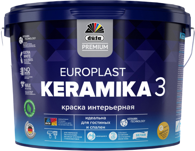 Краска интерьерная düfa Premium EUROPLAST KERAMIKA 3
