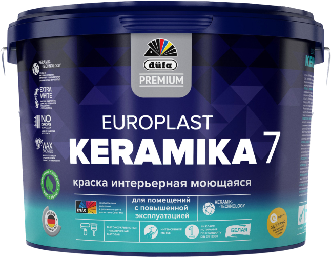 Краска интерьерная моющаяся düfa Premium EUROPLAST KERAMIKA 7
