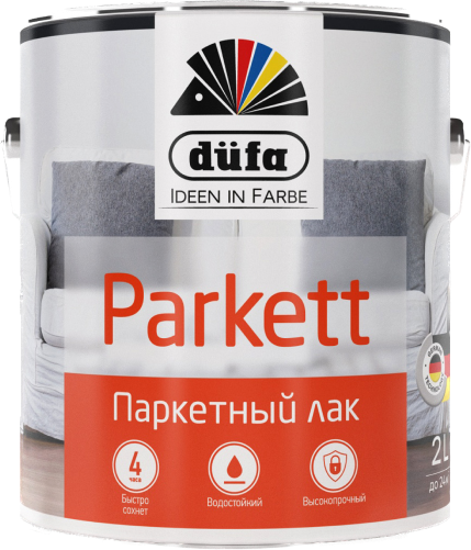 Лак düfa PARKETT паркетный глянцевый / полуматовый