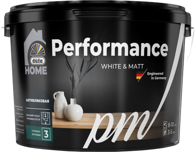 düfa HOME PERFORMANCE MATT антибликовая интерьерная краска